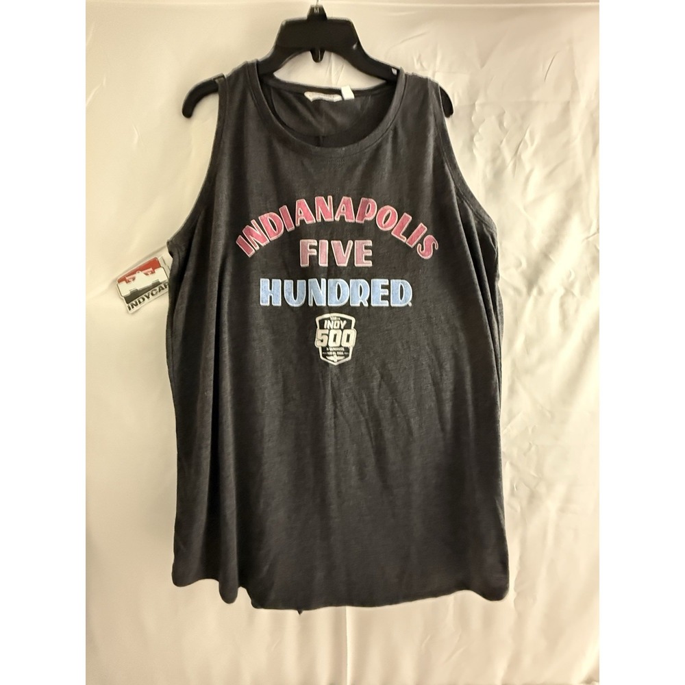 2024 Indy 500 Tank Womens L Black Indianapolis Motor Speedway NWT
